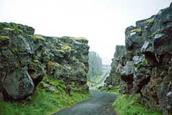 Almannagja gorge thingvellir national park iceland