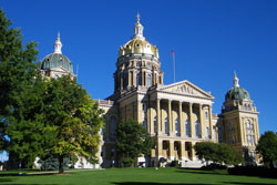 des moines iowa state capitol