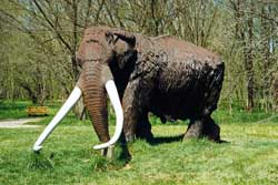 Mastadon Sculpture, Big Bone Lick State Park union kentucky