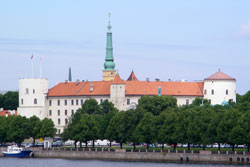 riga castle old town riga