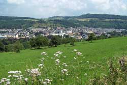 Dolmen Trail View towards Diekirch luxembourg