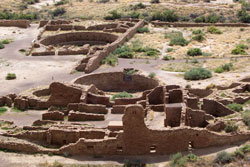 chaco canyon pueblo bonito ruins