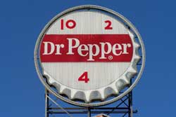 Classic Dr Pepper Sign, Roanoke, Virginia